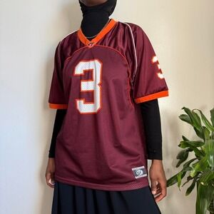 Vintage Virginia Tech VT Hokies Jersey #3 OT Teamwear size L
